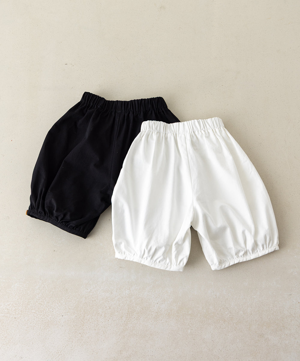 ボタンタックバルーンハーフパンツ