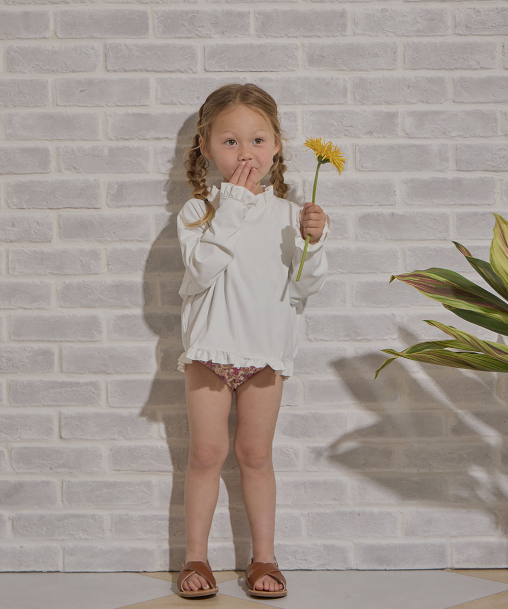 UVカットフリルラッシュガード(UPF50+)