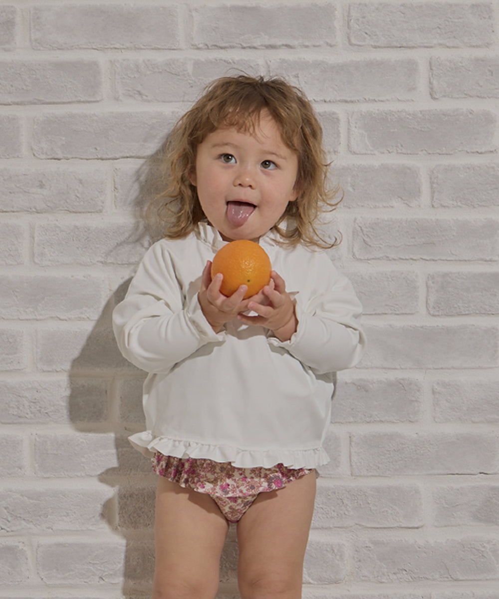 UVカットフリルラッシュガード(UPF50+)