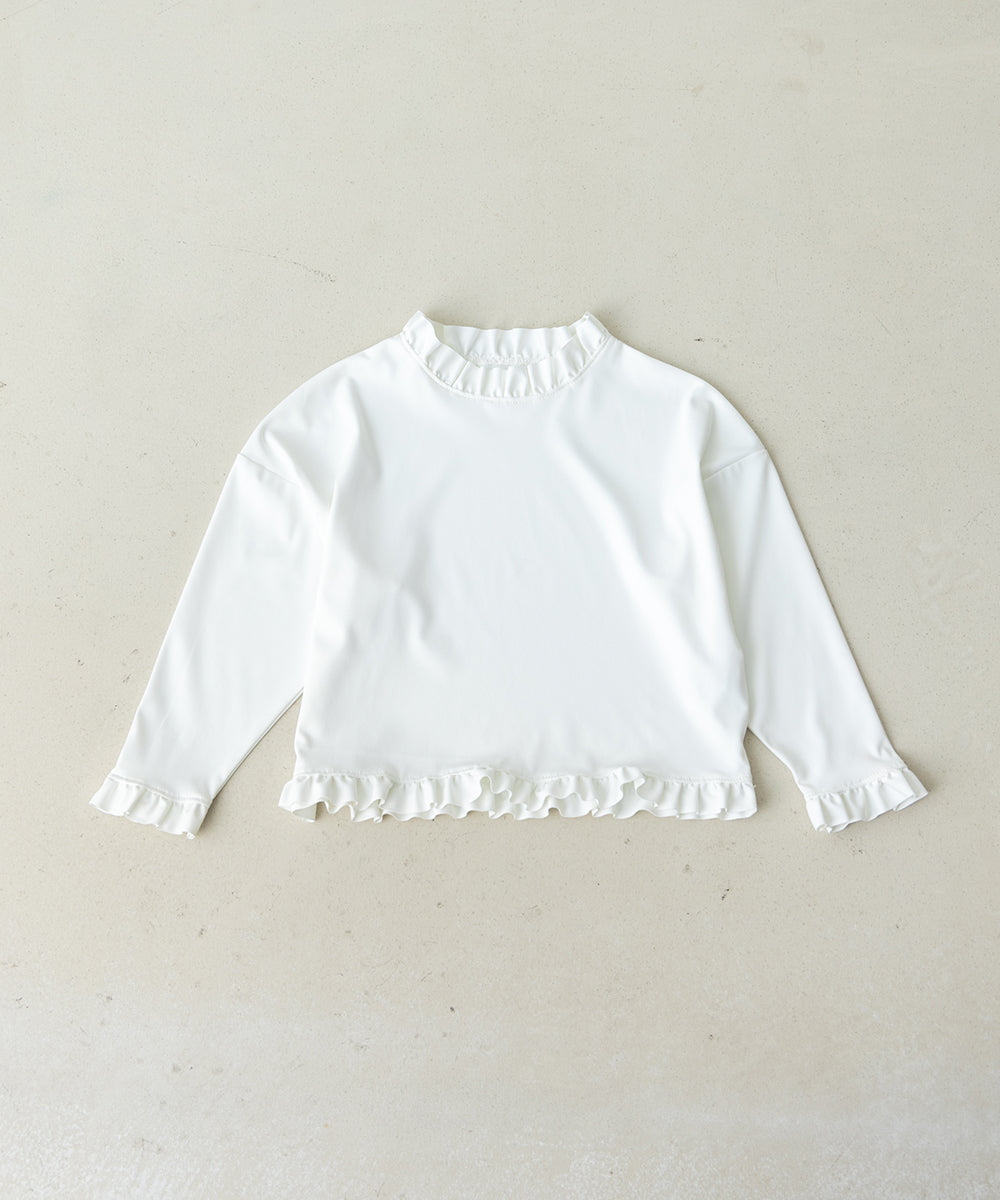 UVカットフリルラッシュガード(UPF50+)