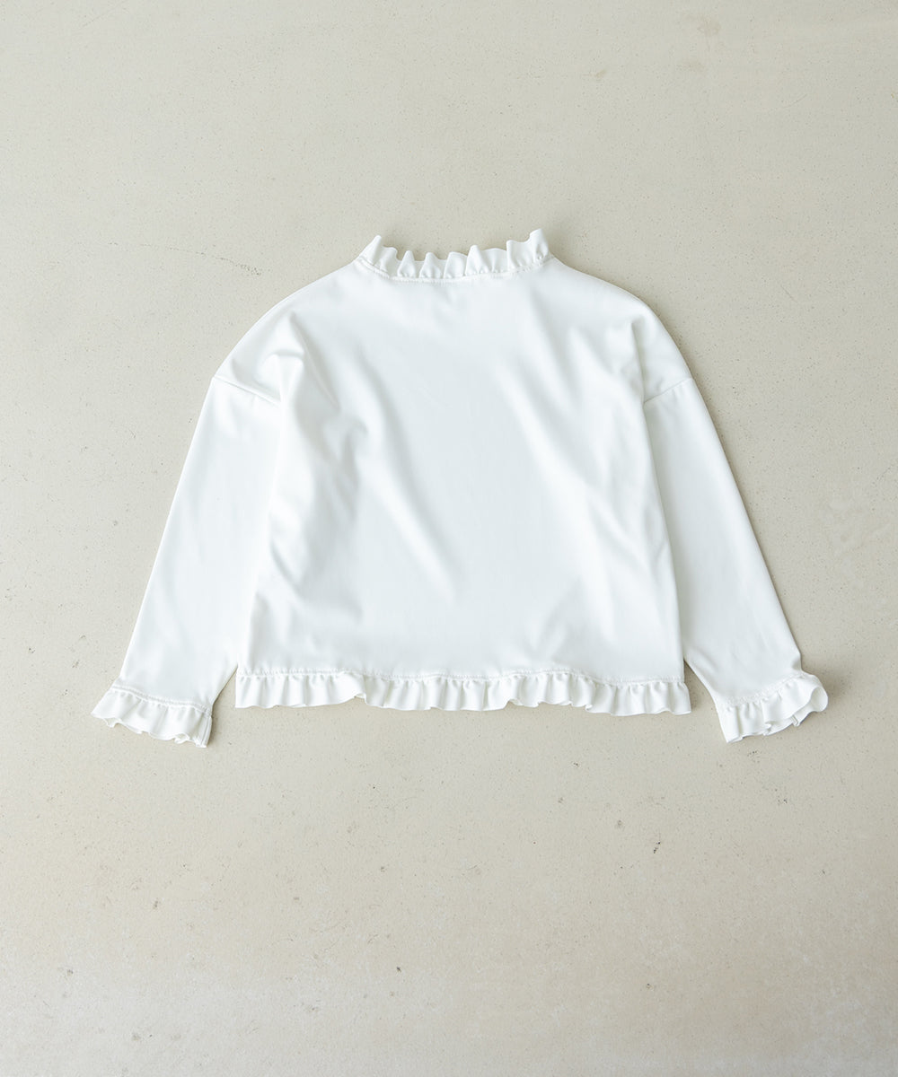 UVカットフリルラッシュガード(UPF50+)