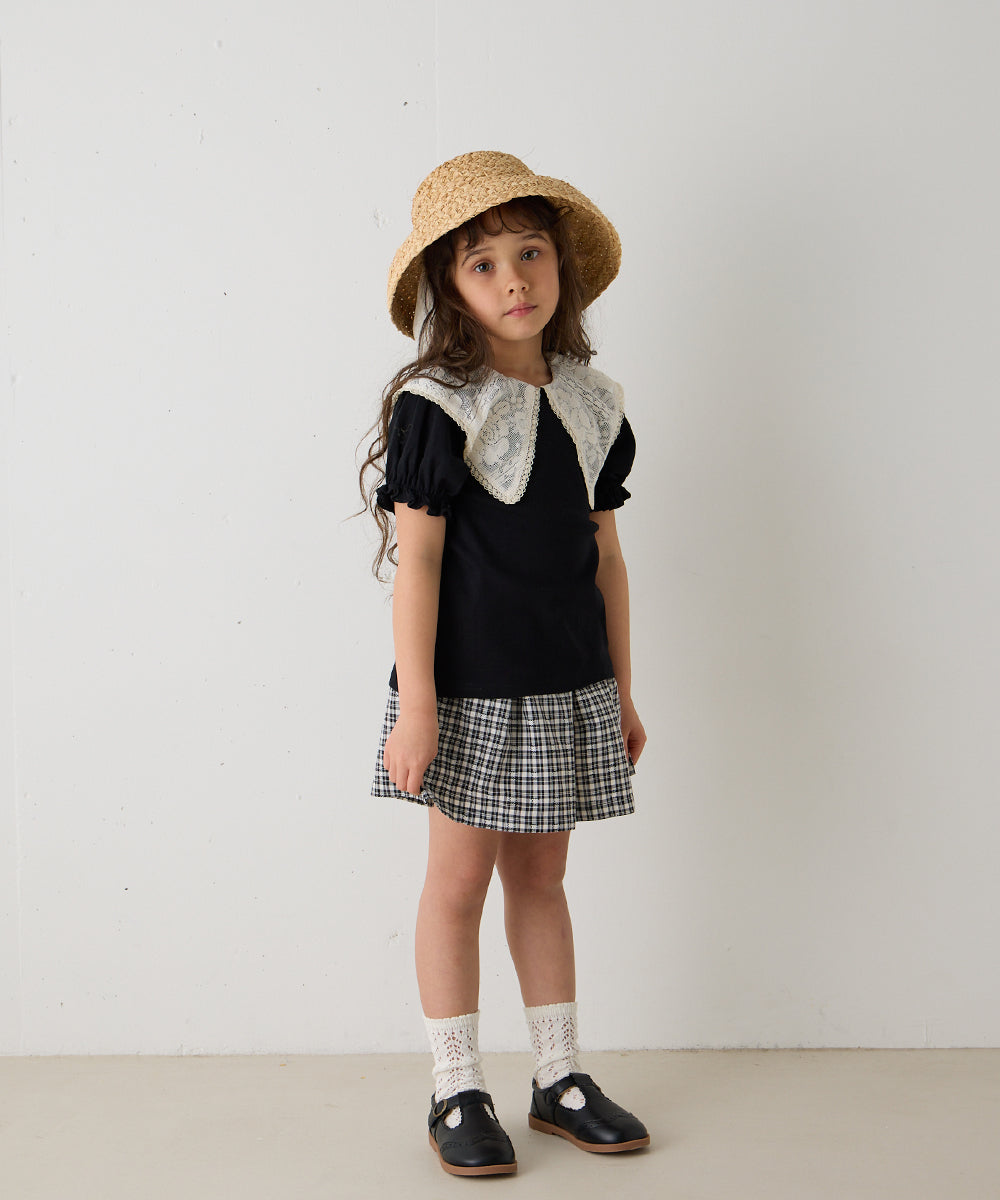 レースビッグカラートップス