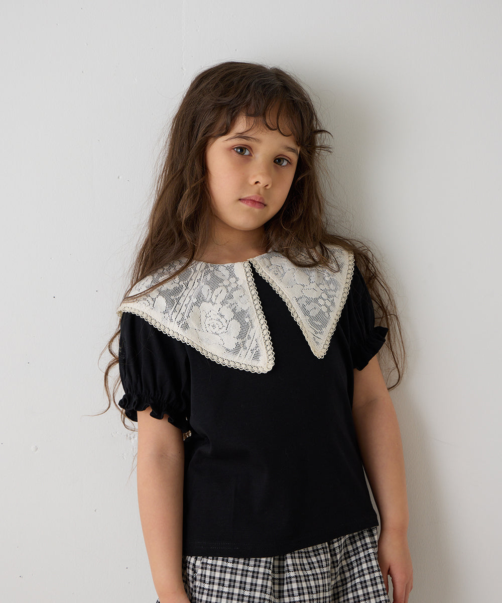 レースビッグカラートップス