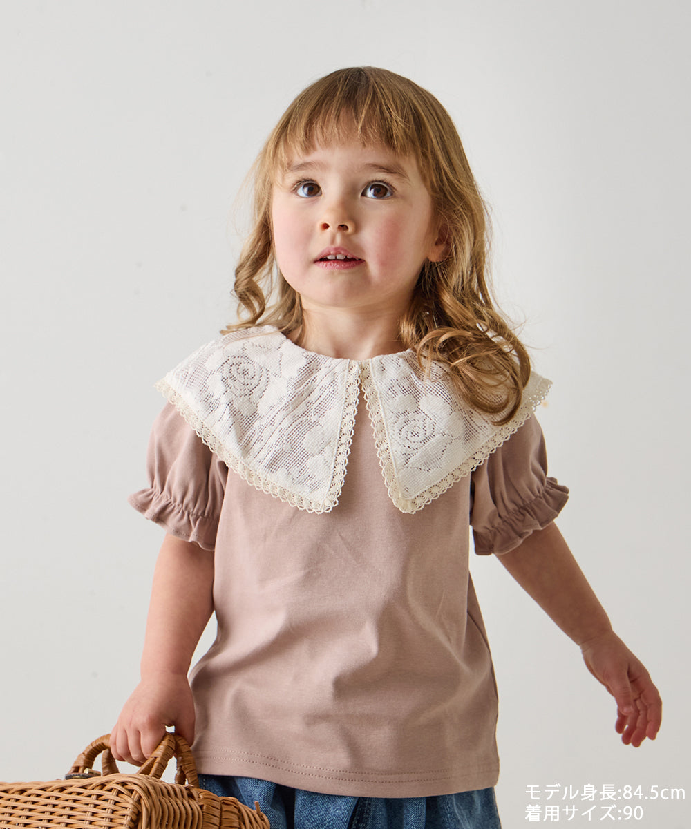 レースビッグカラートップス