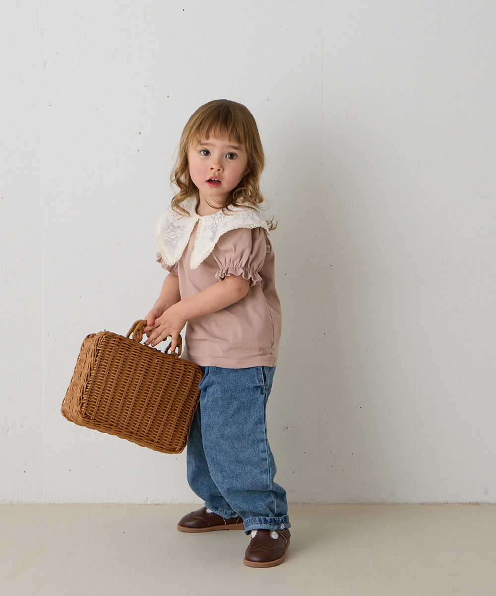 レースビッグカラートップス