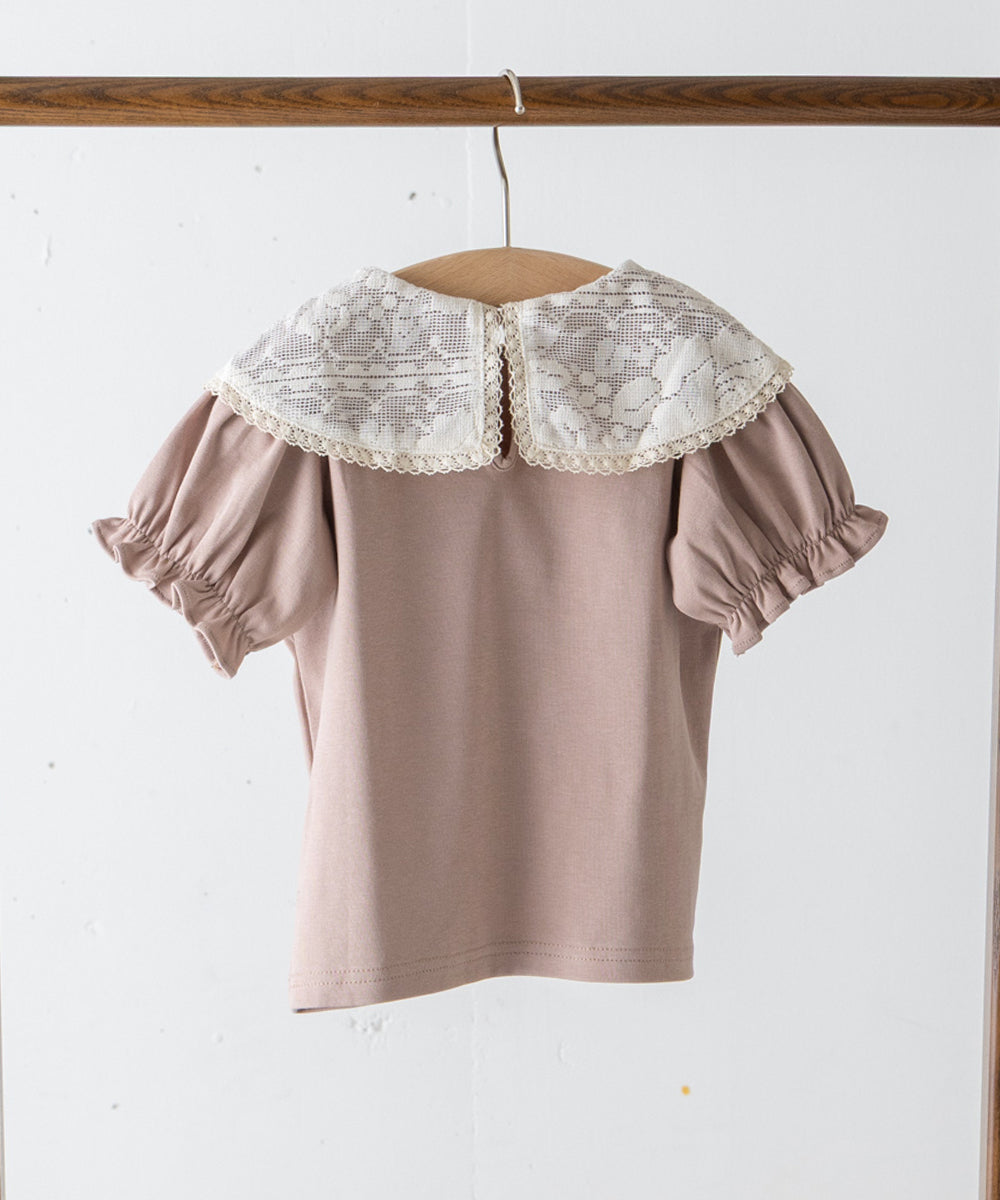 レースビッグカラートップス