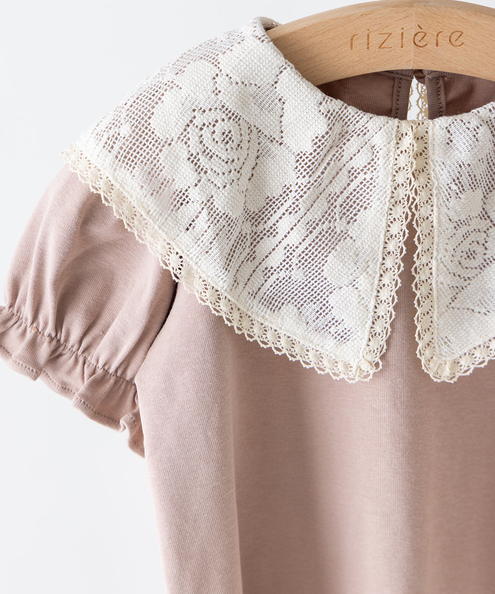 レースビッグカラートップス