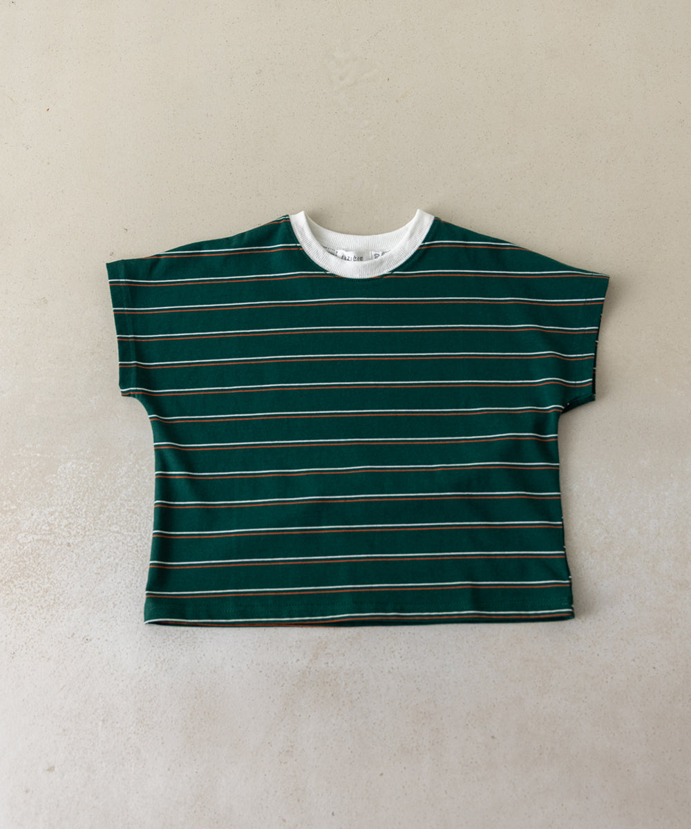マルチ細ボーダーTシャツ