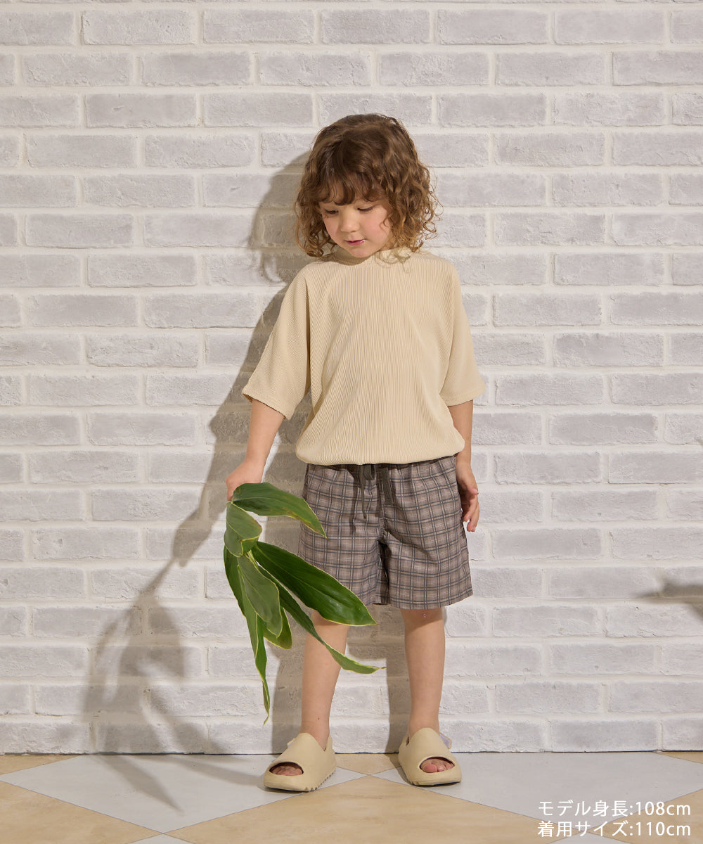 【cocoコラボ】チェック柄水陸両用スイムセットアップ