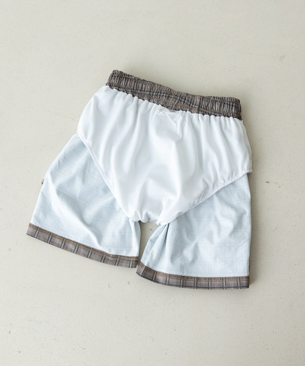 【cocoコラボ】チェック柄水陸両用スイムセットアップ