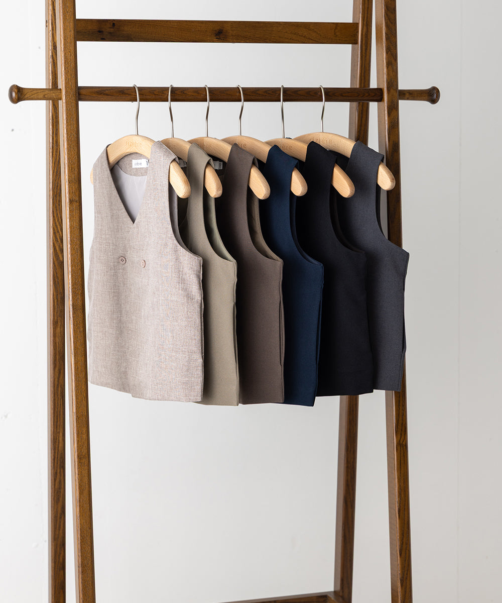 アシンメトリーデザインベスト