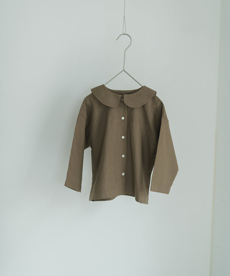 [New] Sailor Collar Natural Blouse