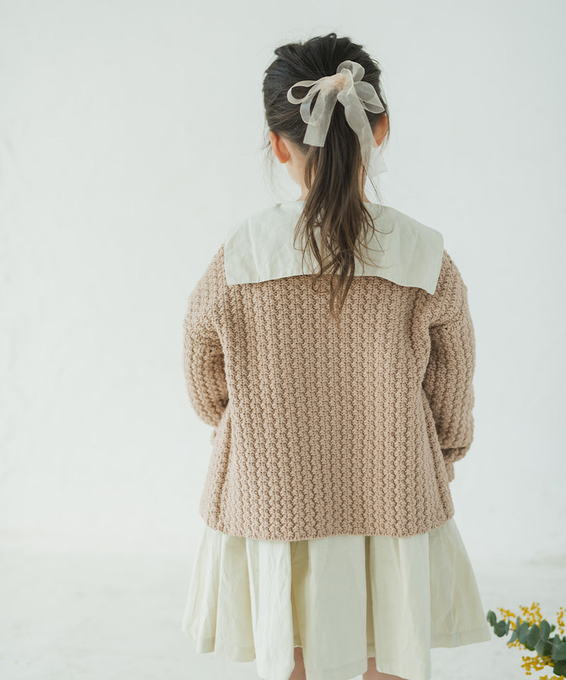 [New] Pure Cotton Sailor Collar Gathered Dress