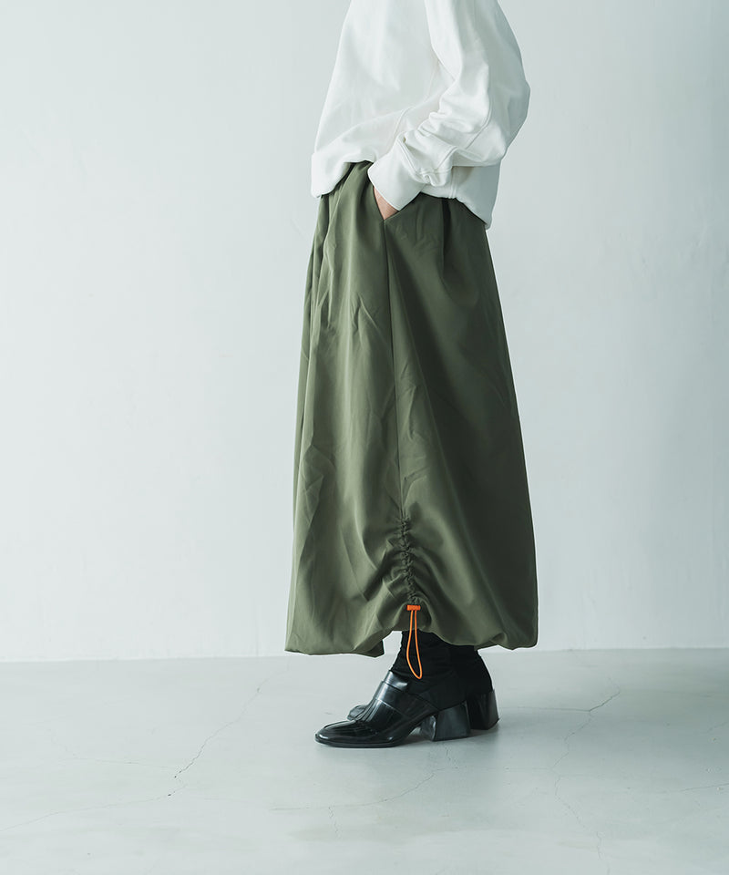 【MOM】サイドシャーリングバルーンスカート