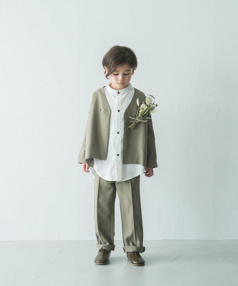 スーツセットアップ khaki beige 110cm